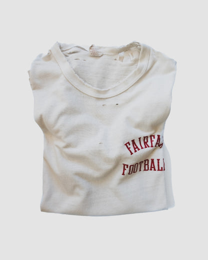 vintage fairfax football t shirt - s/m
