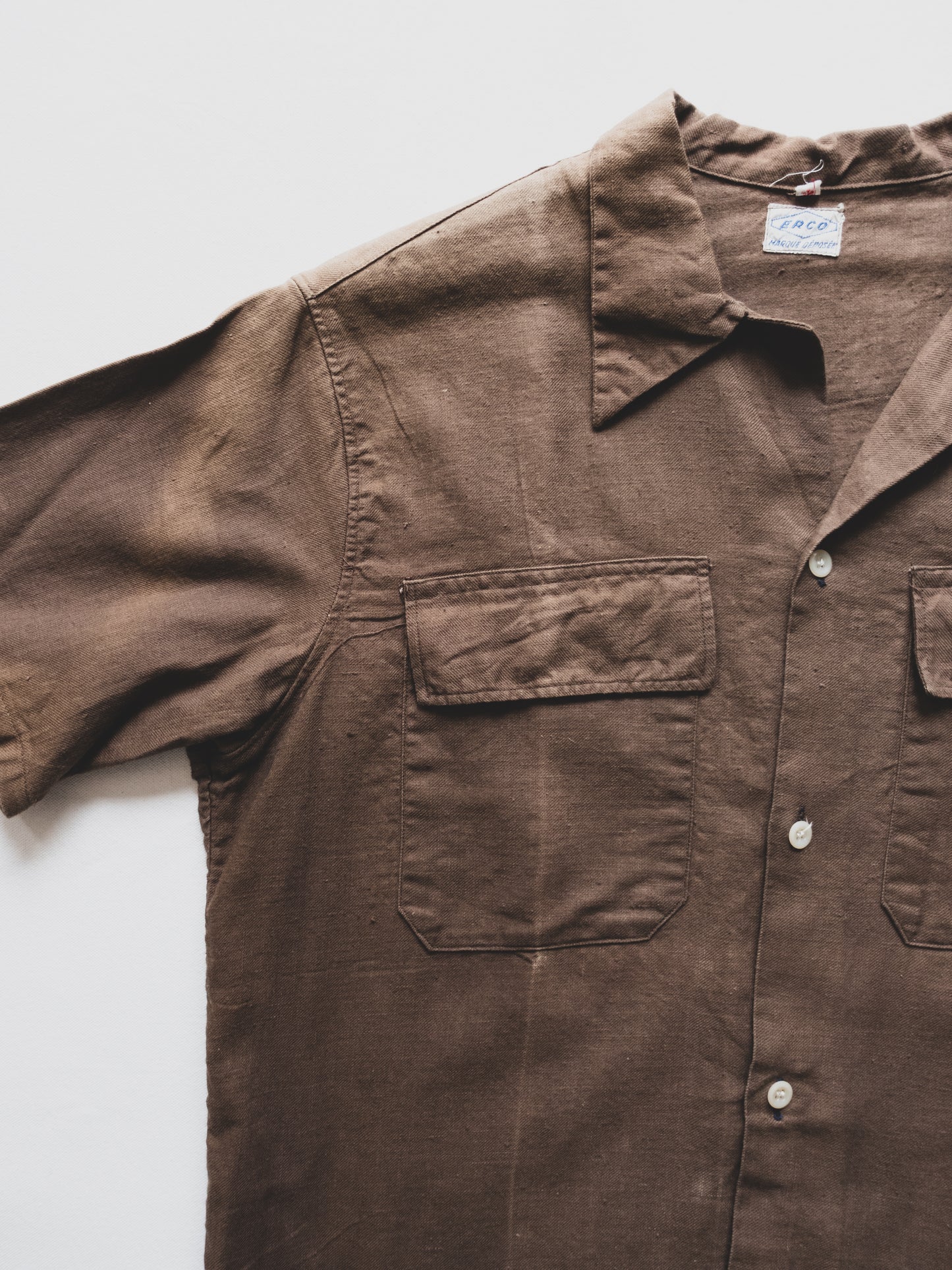 vintage french work shirt - s/m