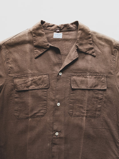 vintage french work shirt - s/m
