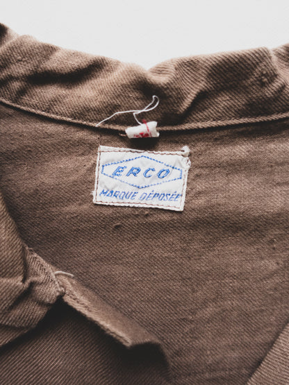 vintage french work shirt - s/m