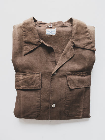 vintage french work shirt - s/m