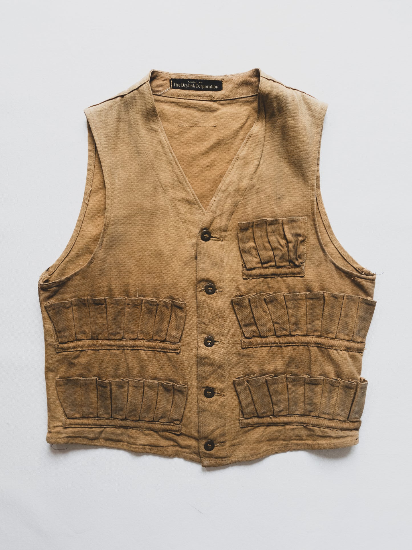 vintage hunting vest - s