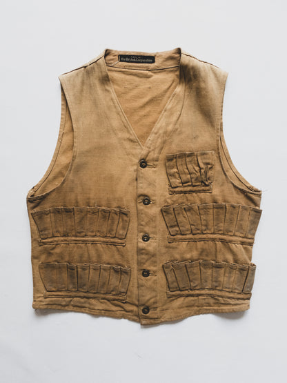 vintage hunting vest - s